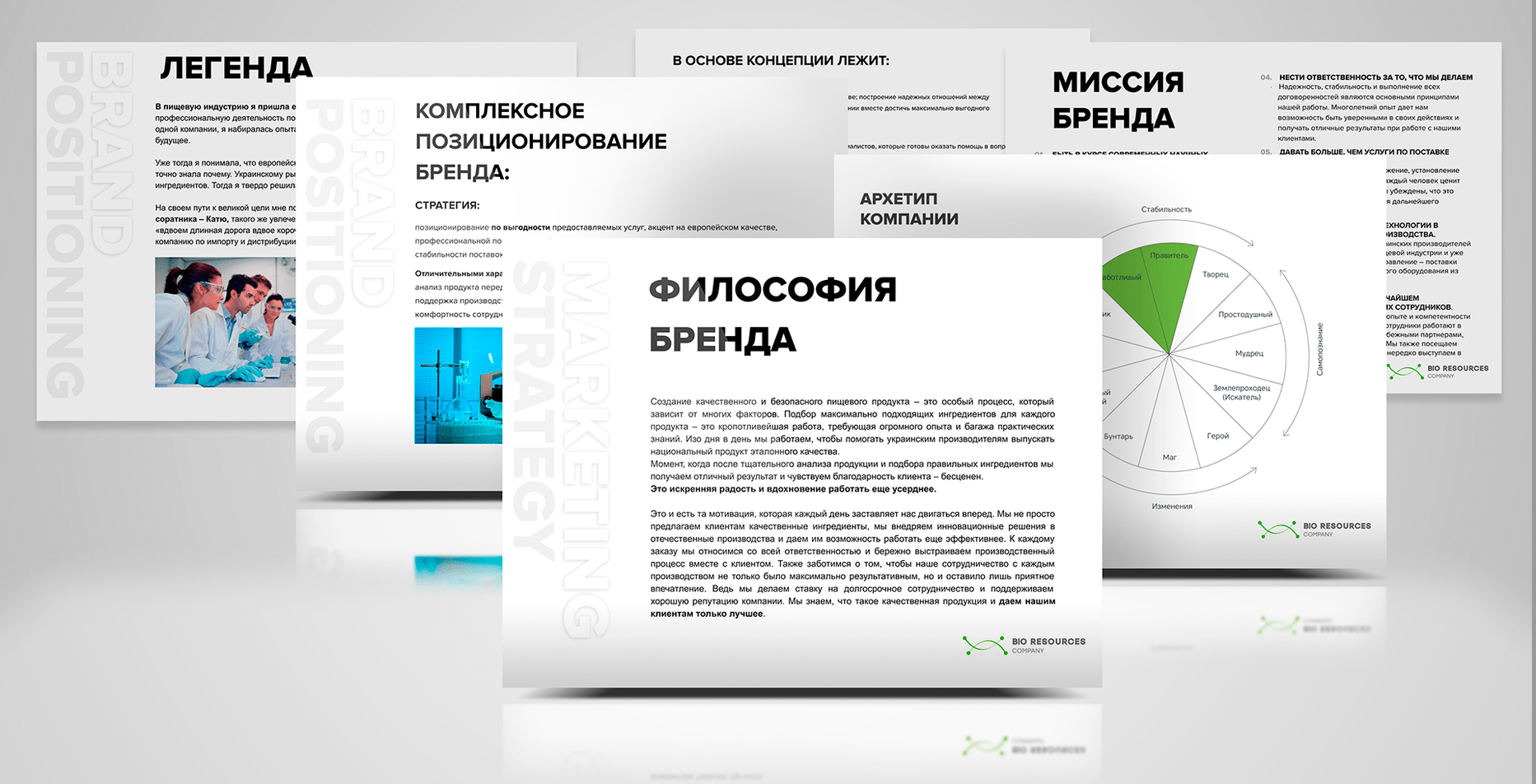 Case: logo creation, booklet, positioning and rebranding for the company Bioresources — Rubarb - Image - 2
