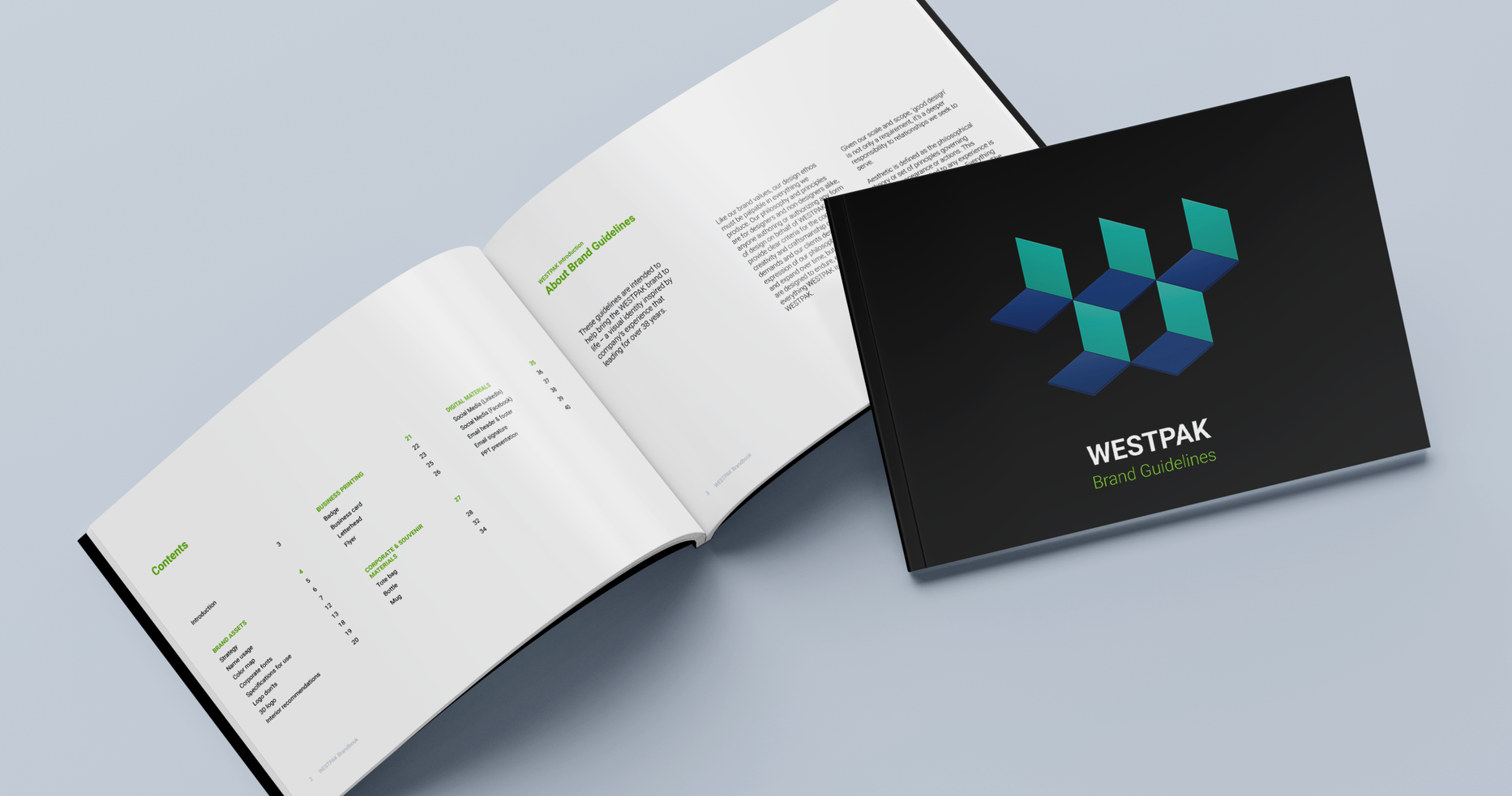 Development of corporate identity and brand book for California diagnostic center Westpak — Rubarb - Image - 13