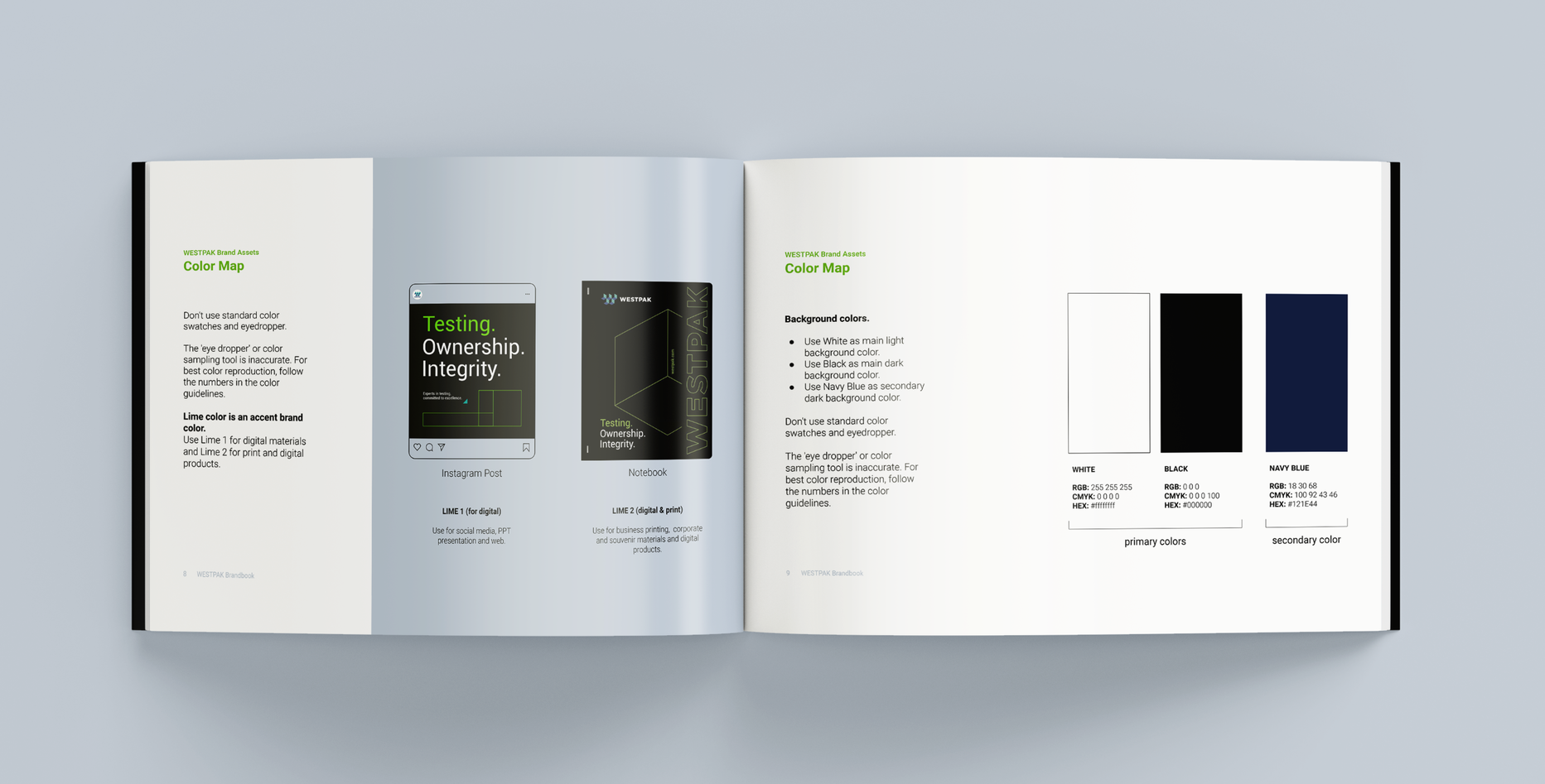 Development of corporate identity and brand book for California diagnostic center Westpak — Rubarb - Image - 15