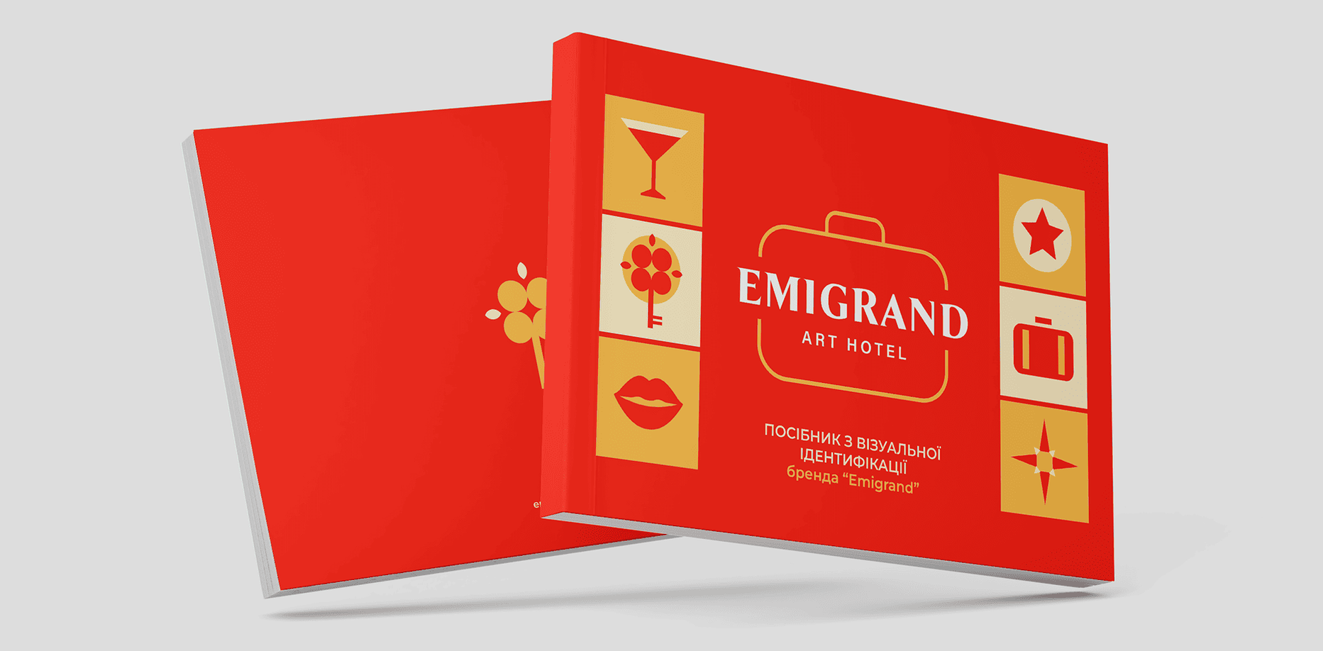 Development of a logo and brand book for Emigrand hotel — Rubarb - Image - 18
