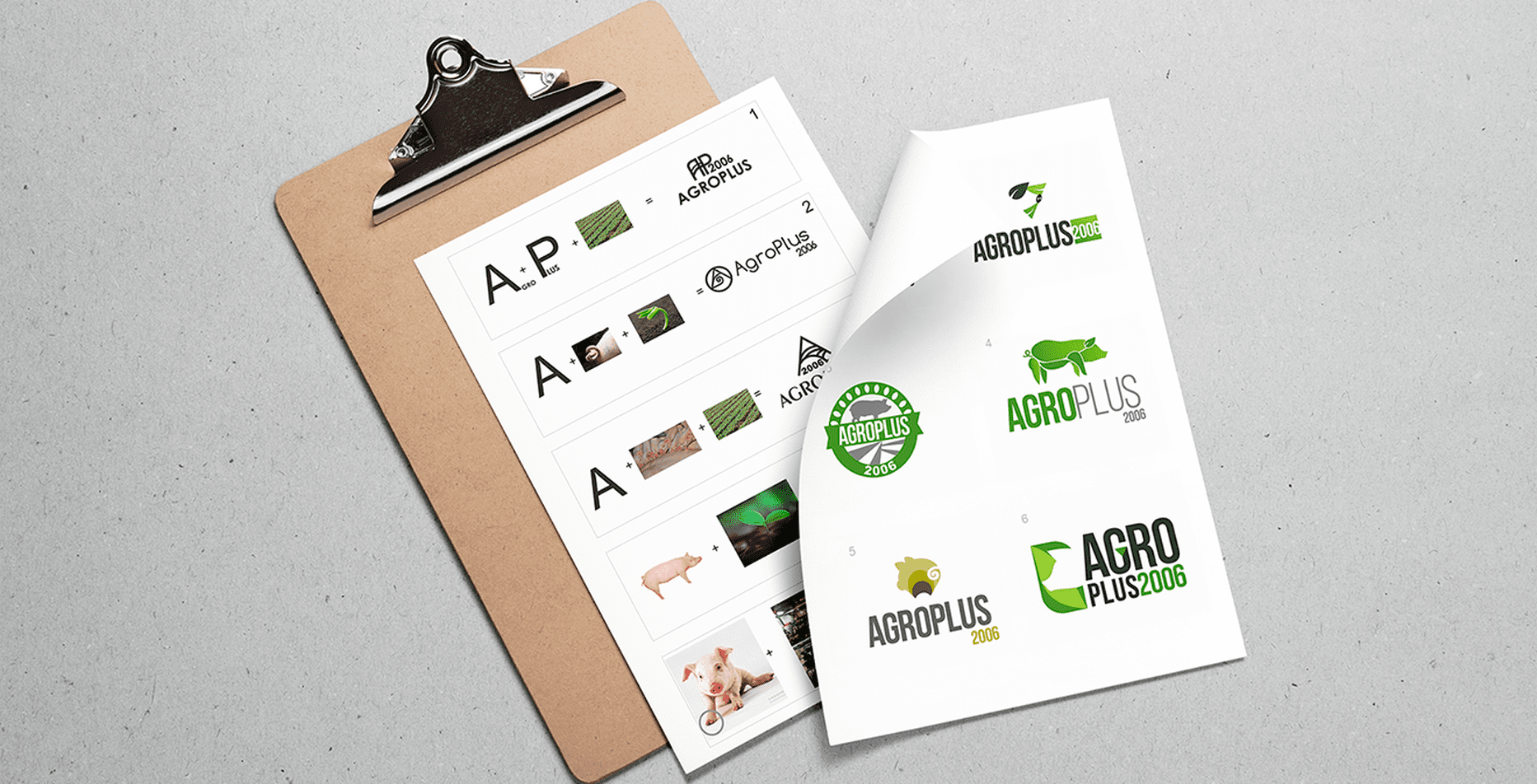 Case: logo design, landing and branding for Agroplus 2006 — Rubarb - Image - 2