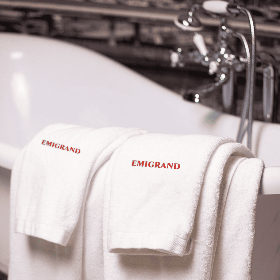 Development of a logo and brand book for Emigrand hotel — Rubarb - Image - 10