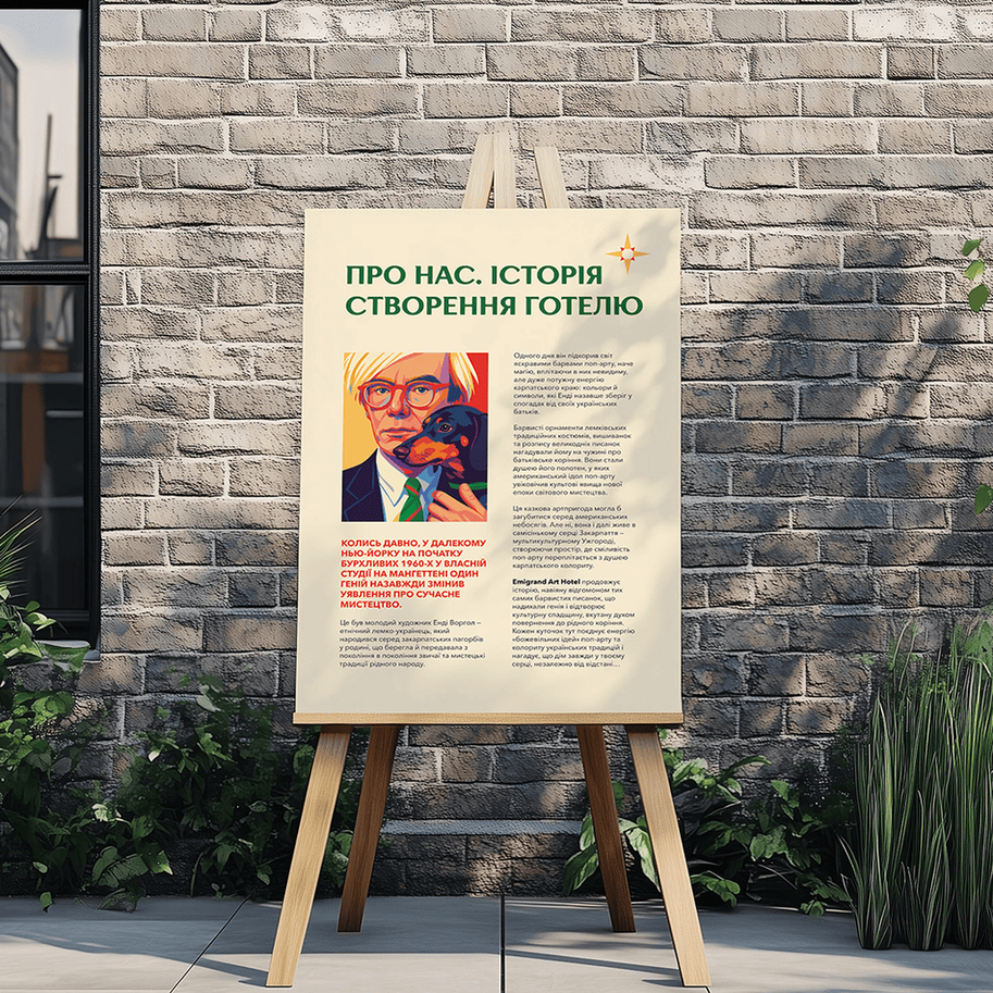 Development of a logo and brand book for Emigrand hotel — Rubarb - Image - 17