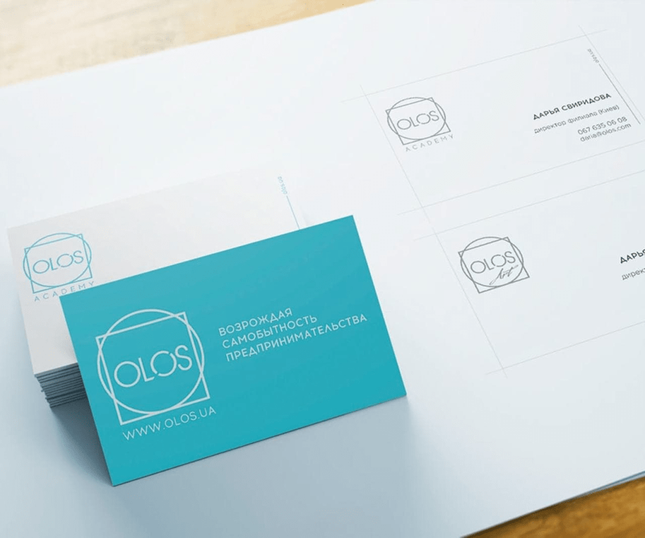 Case: logo design, website and brand book for Olos — Rubarb - Image - 9